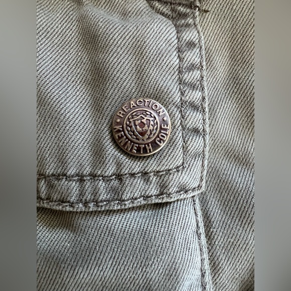 Kenneth Cole Reaction Olive Green Military Hooded Vest - Picture 6 of 12